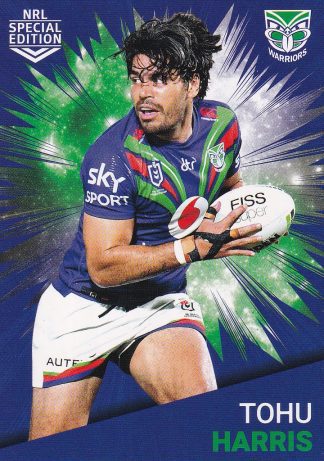 2021 NRL Rivalry Common Card - Base 43 Tohu Harris Warriors