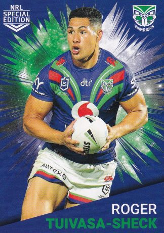 2021 NRL Rivalry Common Card - Base 45 Roger Tuivasa-Sheck Warriors