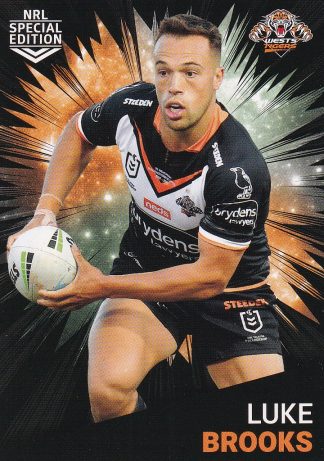 2021 NRL Rivalry Common Card - Base 46 Luke Brooks Wests Tigers