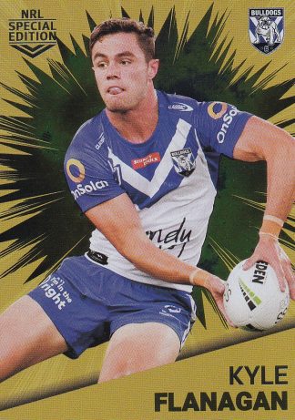 2021 NRL Rivalry Gold Card - G03 Kyle Flanagan Canterbury Bulldogs