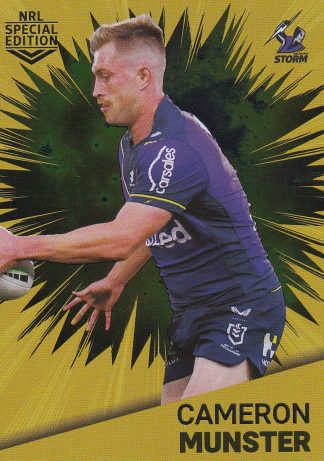 2021 NRL Rivalry Gold Card - G07 Cameron Munster Melbourne Storm