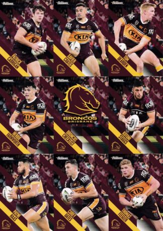 2021 NRL Traders Base Team Set - Brisbane Broncos