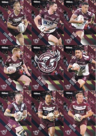 2021 NRL Traders Base Team Set - Manly Sea Eagles