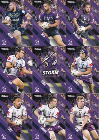 2021 NRL Traders Base Team Set - Melbourne Storm