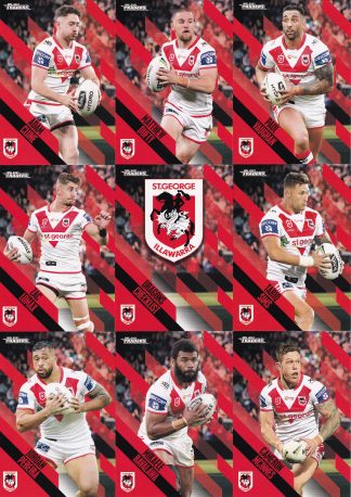 2021 NRL Traders Base Team Set - St George Dragons