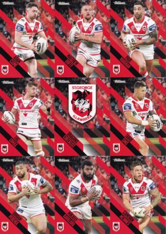 2021 NRL Traders Base Team Set - St George Dragons