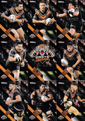 2021 NRL Traders Base Team Set - Wests Tigers
