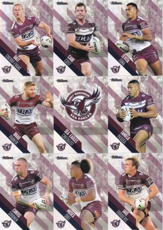 2021 NRL Traders Pearl Special Team Set - Manly Sea Eagles