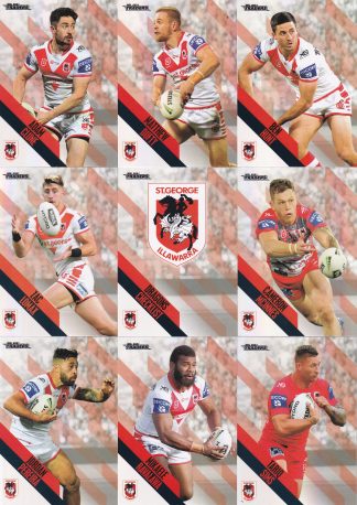 2021 NRL Traders Pearl Special Team Set - St George Dragons