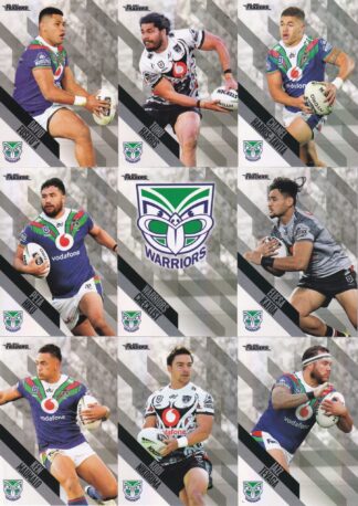 2021 NRL Traders Pearl Special Team Set - Warriors