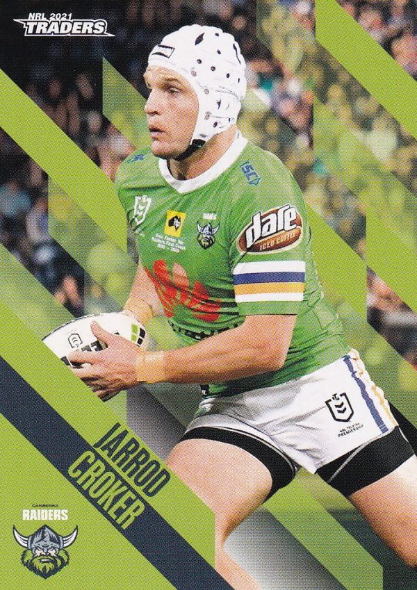 2021 NRL Traders Common Card - Base 012 Jarrod Croker Canberra Raiders