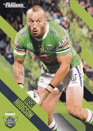 2021 NRL Traders Common Card - Base 013 Josh Hodgson Canberra Raiders
