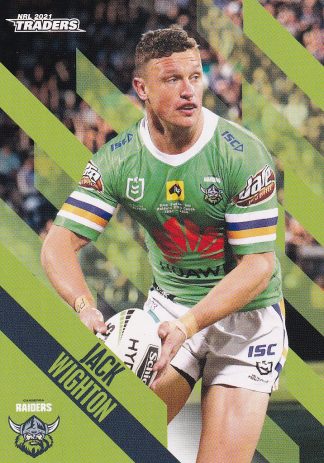 2021 NRL Traders Common Card - Base 019 Jack Wighton Canberra Raiders