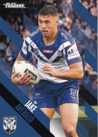 2021 NRL Traders Common Card - Base 022 Jake Averillo Canterbury Bulldogs