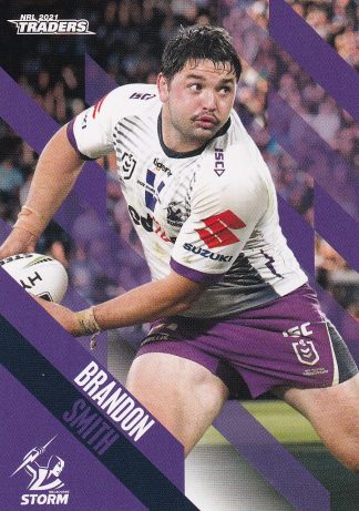 2021 NRL Traders Common Card - Base 070 Brandon Smith Melbourne Storm