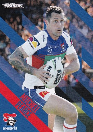 2021 NRL Traders Common Card - Base 078 Mitchell Pearce Newcastle Knights