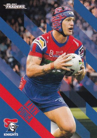 2021 NRL Traders Common Card - Base 079 Kalyn Ponga Newcastle Knights