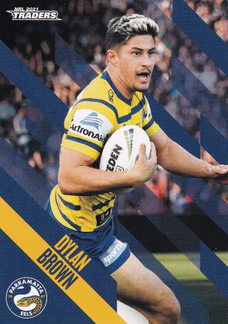 2021 NRL Traders Common Card - Base 092 Dylan Brown Parramatta Eels