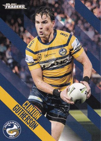 2021 NRL Traders Common Card - Base 095 Clinton Gutherson Parramatta Eels