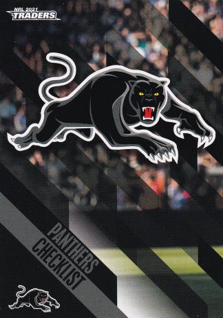2021 NRL Traders Common Card - Base 101 Penrith Panthers Checklist