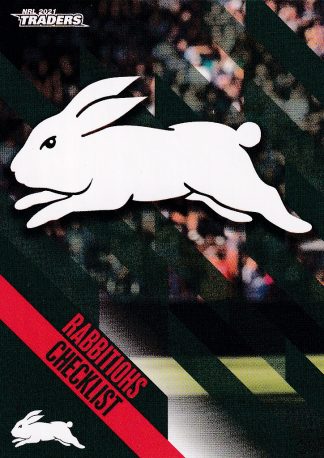 2021 NRL Traders Common Card - Base 111 South Sydney Rabbitohs Checklist