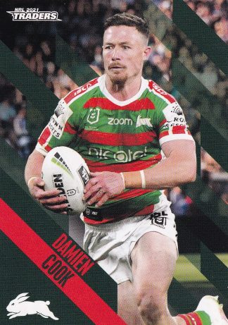 2021 NRL Traders Common Card - Base 112 Damien Cook South Sydney Rabbitohs