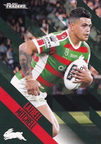 2021 NRL Traders Common Card - Base 115 Latrell Mitchell South Sydney Rabbitohs
