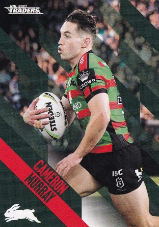 2021 NRL Traders Common Card - Base 116 Cameron Murray South Sydney Rabbitohs