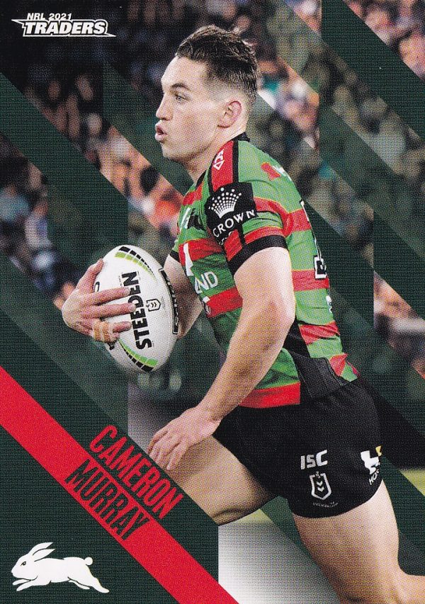 2021 NRL Traders Common Card - Base 116 Cameron Murray South Sydney Rabbitohs