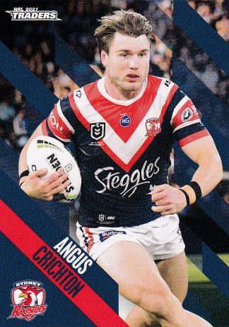 2021 NRL Traders Common Card - Base 133 Angus Crichton Sydney Roosters