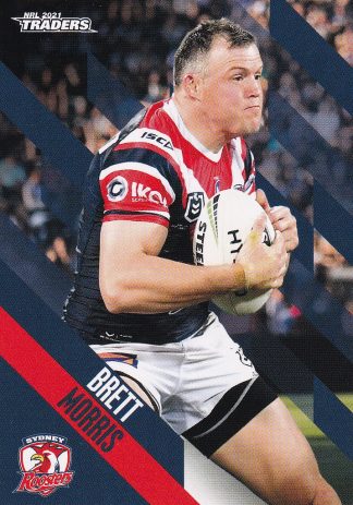 2021 NRL Traders Common Card - Base 136 Brett Morris Sydney Roosters