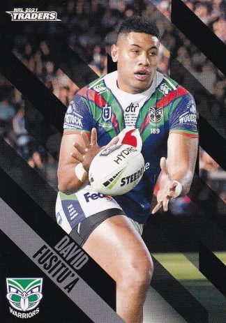 2021 NRL Traders Common Card - Base 142 David Fusitu’a Warriors