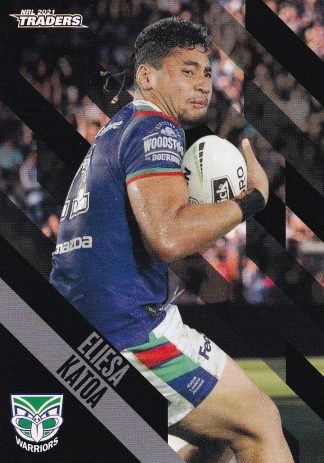 2021 NRL Traders Common Card - Base 146 Eliesa Katoa Warriors