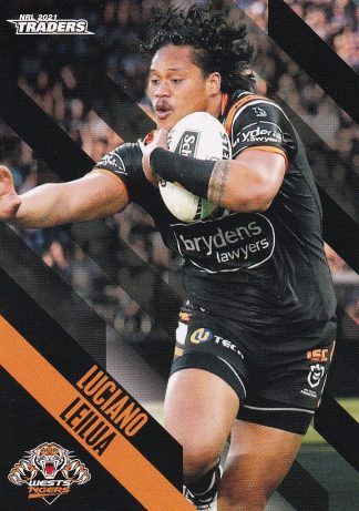 2021 NRL Traders Common Card - Base 156 Luciano Leilua Wests Tigers