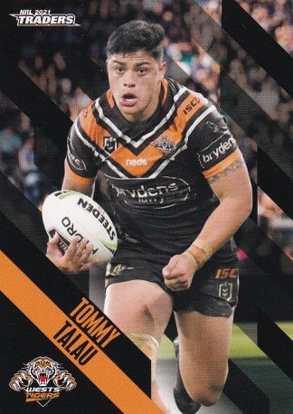2021 NRL Traders Common Card - Base 159 Tommy Talau Wests Tigers