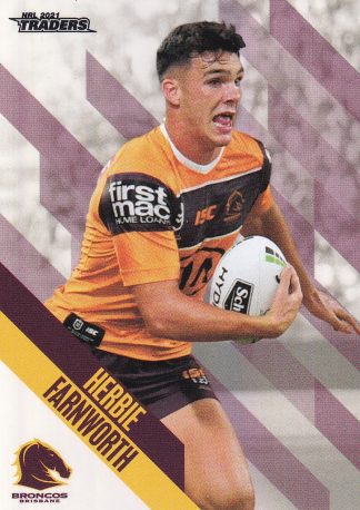 2021 NRL Traders Pearl Specials - PS005 Herbie Farnworth Brisbane Broncos