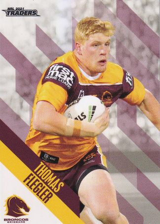 2021 NRL Traders Pearl Specials - PS006 Thomas Flegler Brisbane Broncos