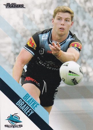2021 NRL Traders Pearl Specials - PS032 Blayke Brailey Cronulla Sharks