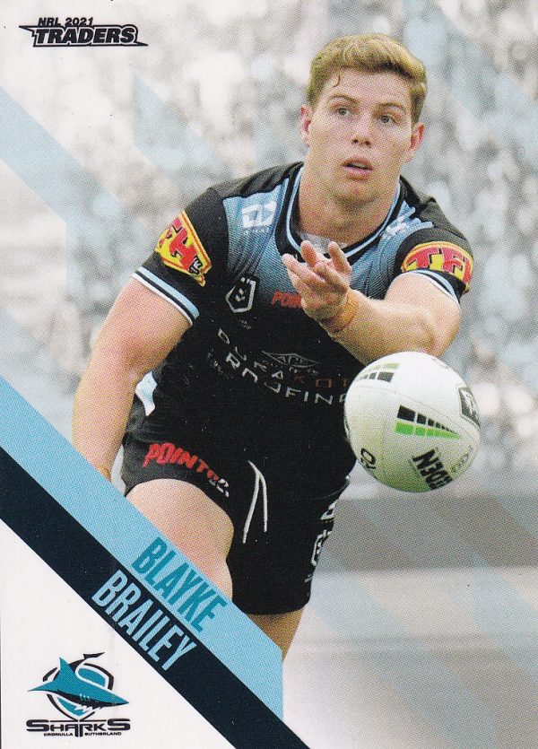 2021 NRL Traders Pearl Specials - PS032 Blayke Brailey Cronulla Sharks