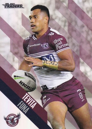 2021 NRL Traders Pearl Specials - PS054 Tevita Funa Manly Sea Eagles