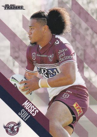 2021 NRL Traders Pearl Specials - PS058 Moses Suli Manly Sea Eagles