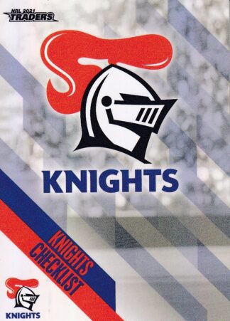 2021 NRL Traders Pearl Specials - PS071 Newcastle Knights Checklist