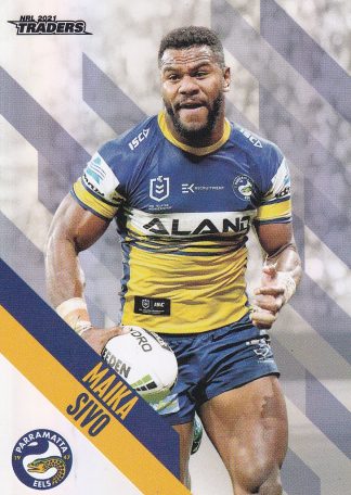 2021 NRL Traders Pearl Specials - PS100 Maika Sivo Parramatta Eels