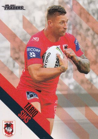 2021 NRL Traders Pearl Specials - PS129 Tariq Sims St George Dragons