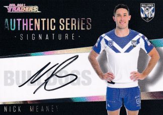 2021 NRL Traders Authentic Signature Black - ASB03 Nick Meaney Canterbury Bulldogs
