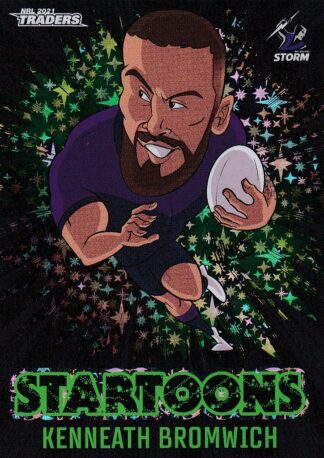 2021 NRL Traders Black Startoons - STBK08 Kenneath Bromwich Melbourne Storm