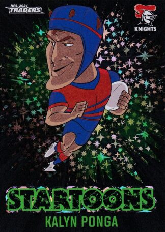 2021 NRL Traders Black Startoons - STBK09 Kalyn Ponga Newcastle Knights