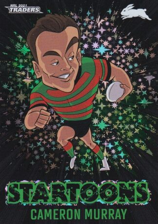 2021 NRL Traders Black Startoons - STBK13 Cameron Murray South Sydney Rabbitohs