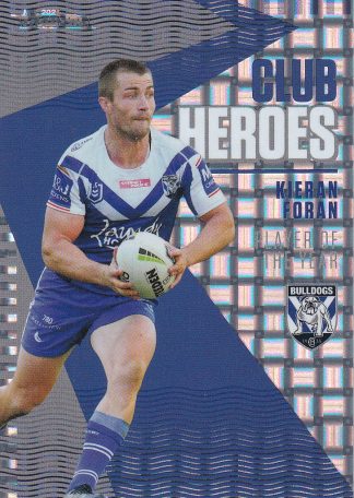 2021 NRL Traders Club Hero Parallel - CHP05 Kieran Foran Canterbury Bulldogs