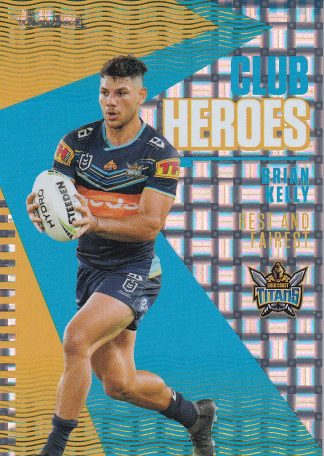 2021 NRL Traders Club Hero Parallel - CHP09 Brian Kelly Gold Coast Titans